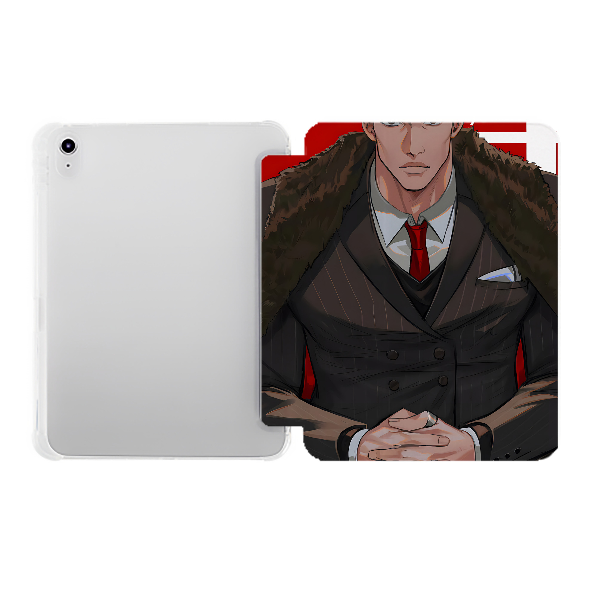 （画像用） SLAM DUNK／スラムダンク IPad ケース ペン収納付き 三つ折りスタンド PUレザー×シリコン 対応機種9.5/10.5/10.9インチ